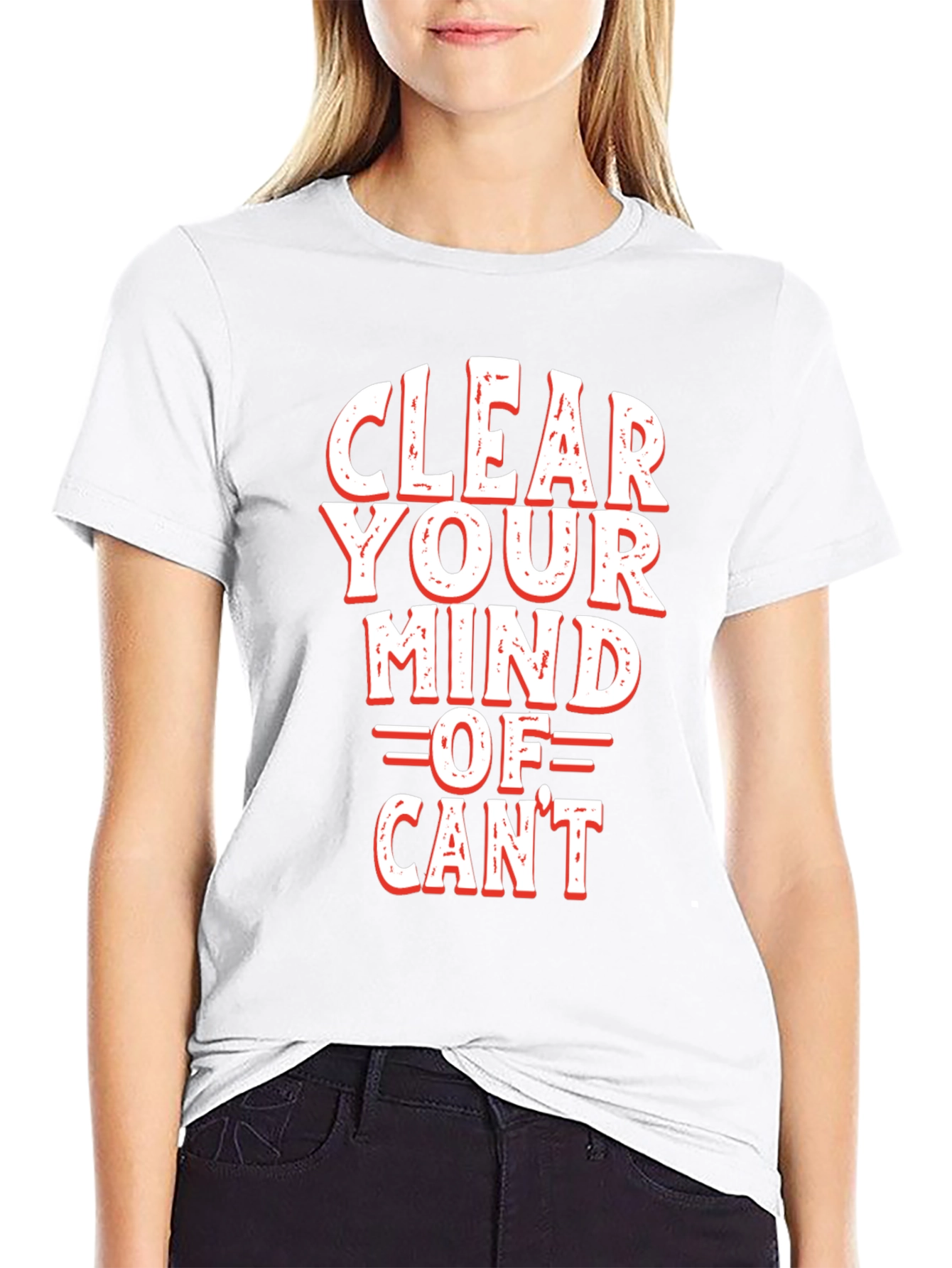 Clear Your Mind of Cant Graphic Tee - Black