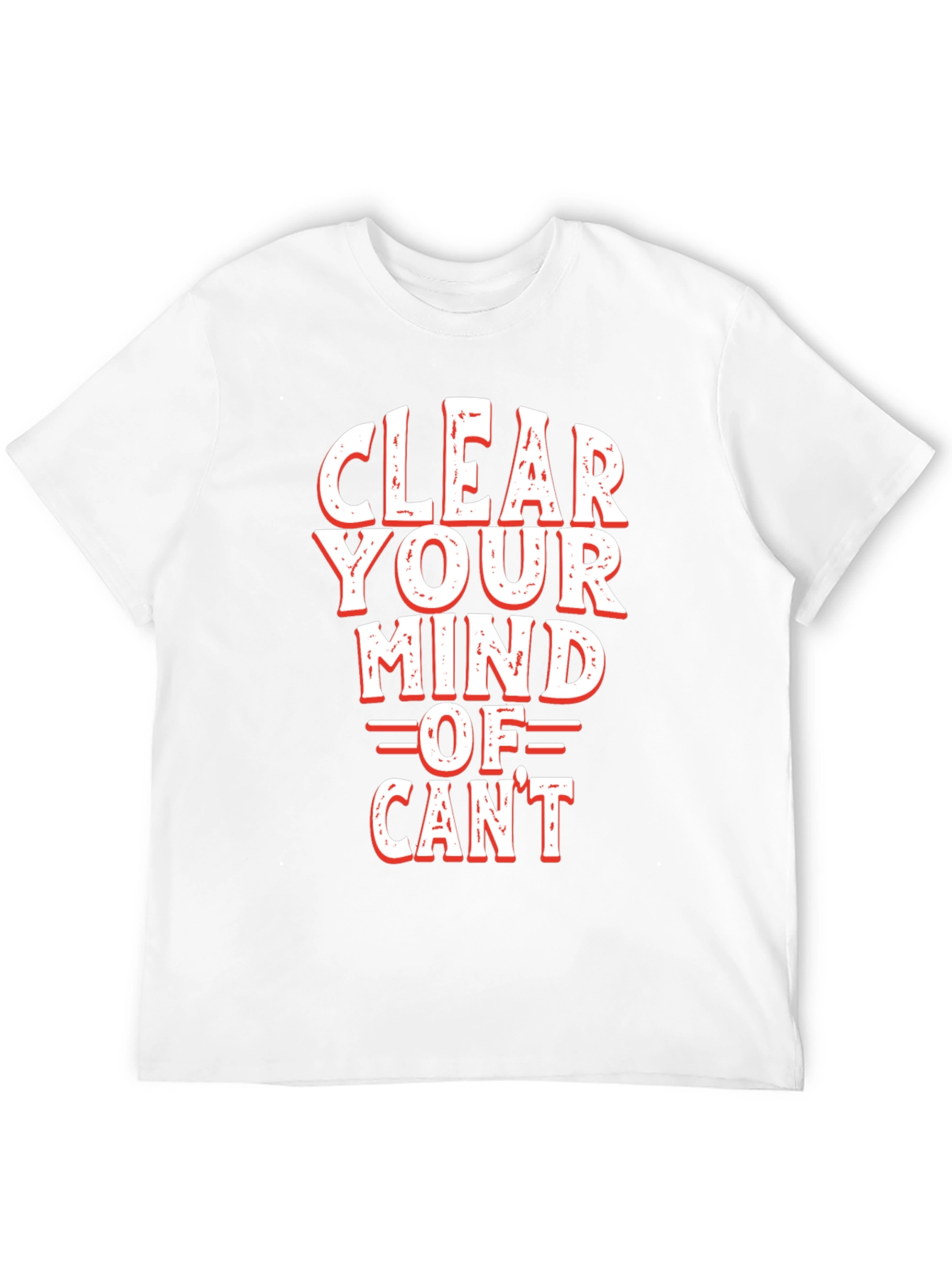 Clear Your Mind of Cant Graphic Tee - Black