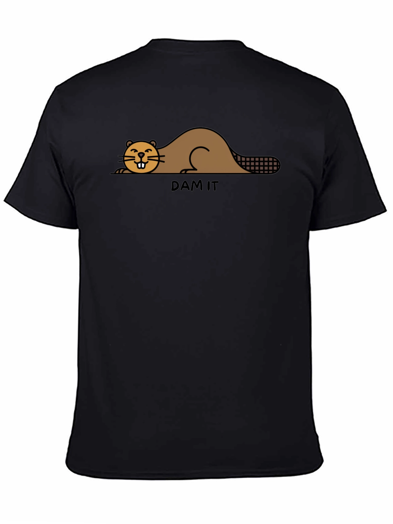 Funny Beaver Dam It Graphic T-Shirt