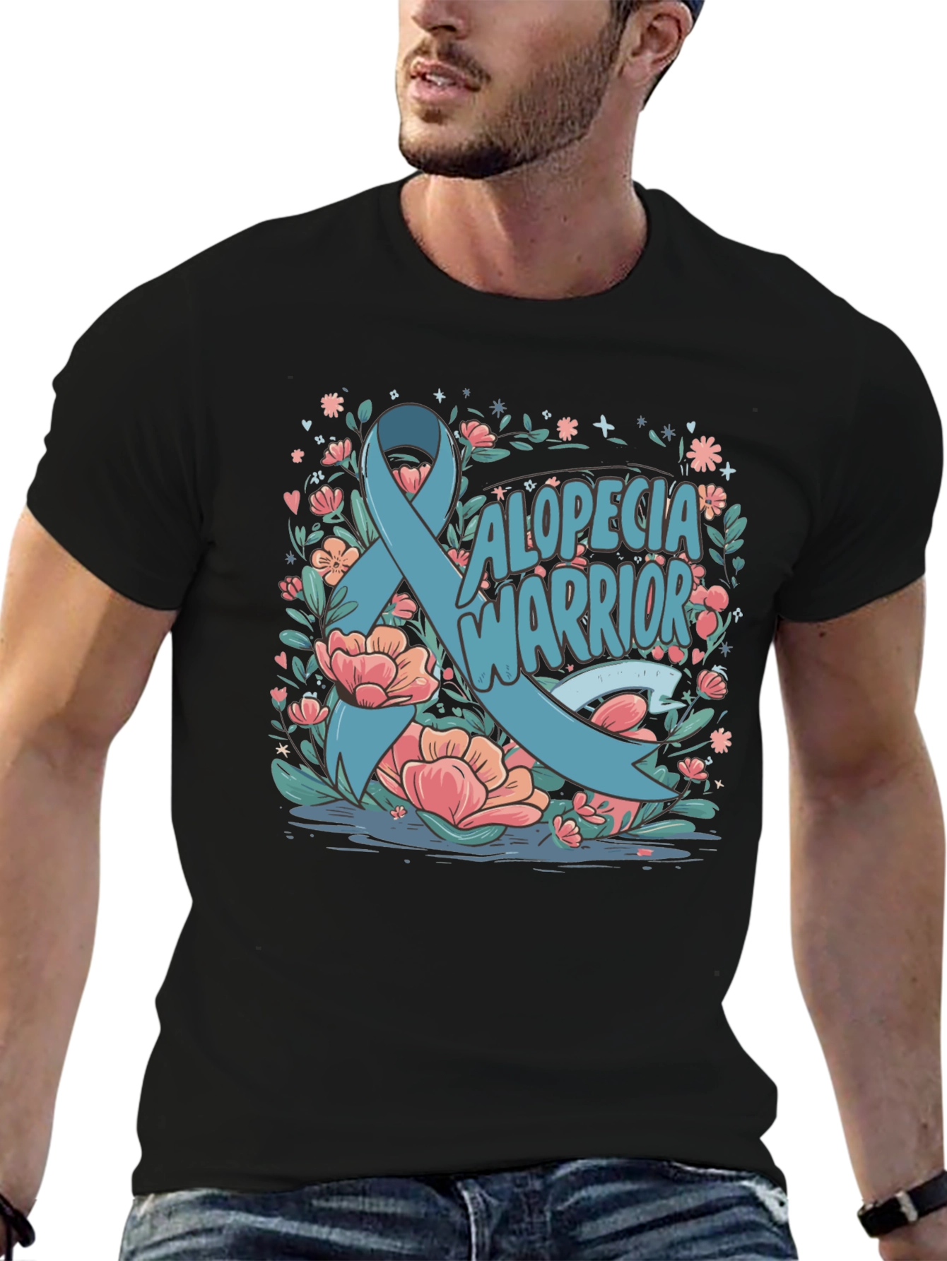 Alopecia Warrior Graphic T-Shirt