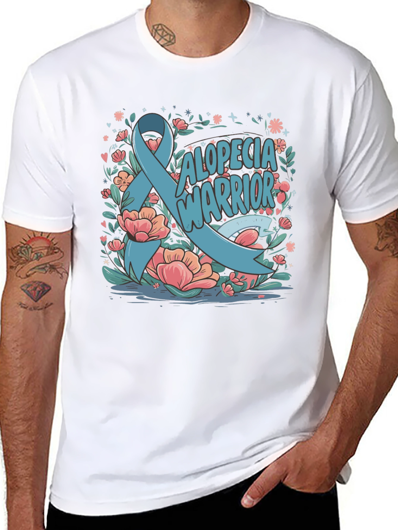 Alopecia Warrior Graphic T-Shirt