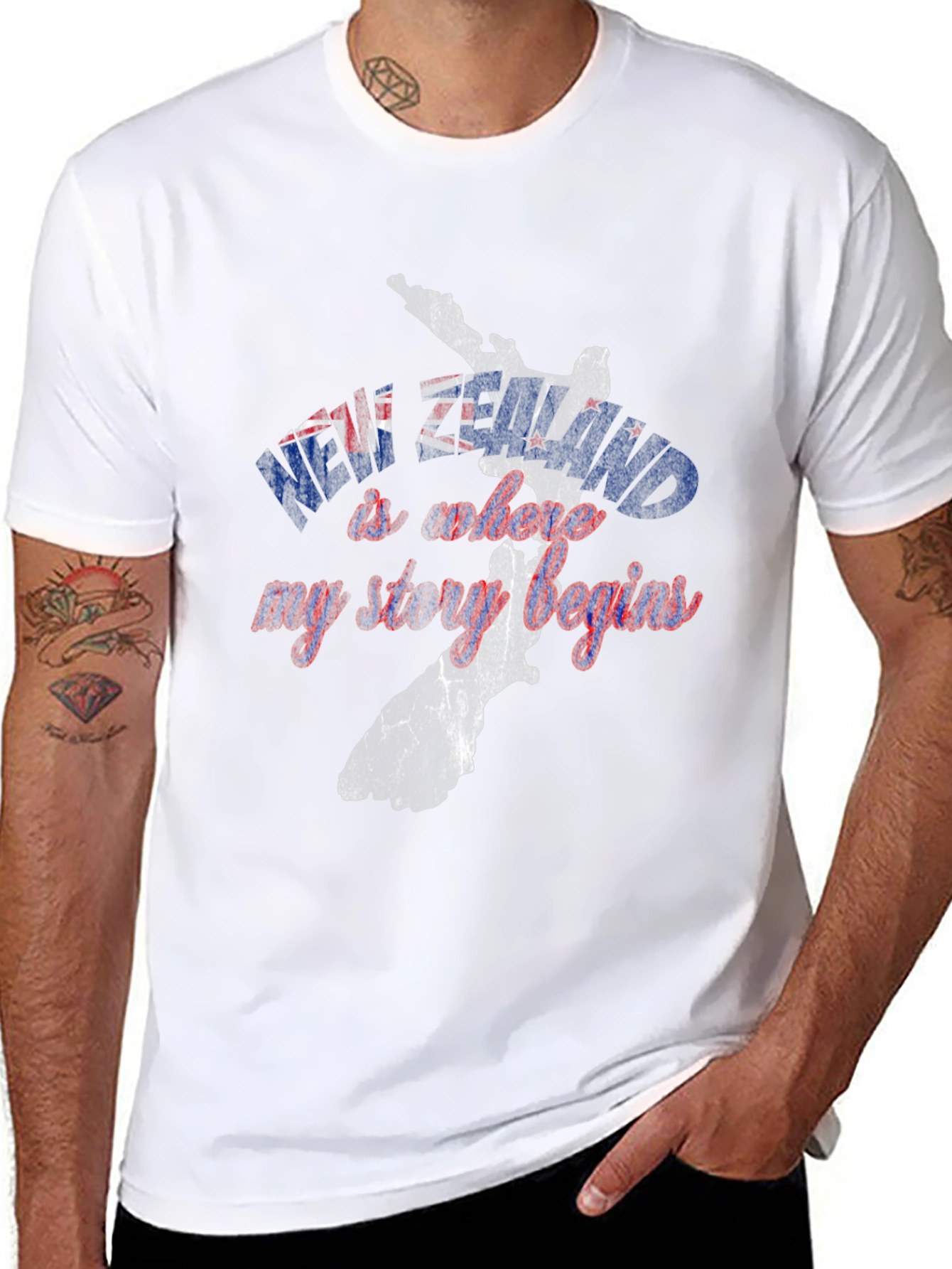 New Zealand Story Begins Graphic Tee