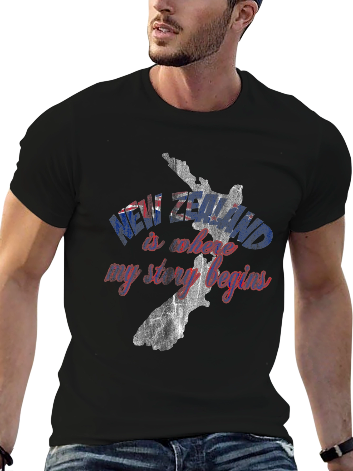 New Zealand Story Begins Graphic Tee