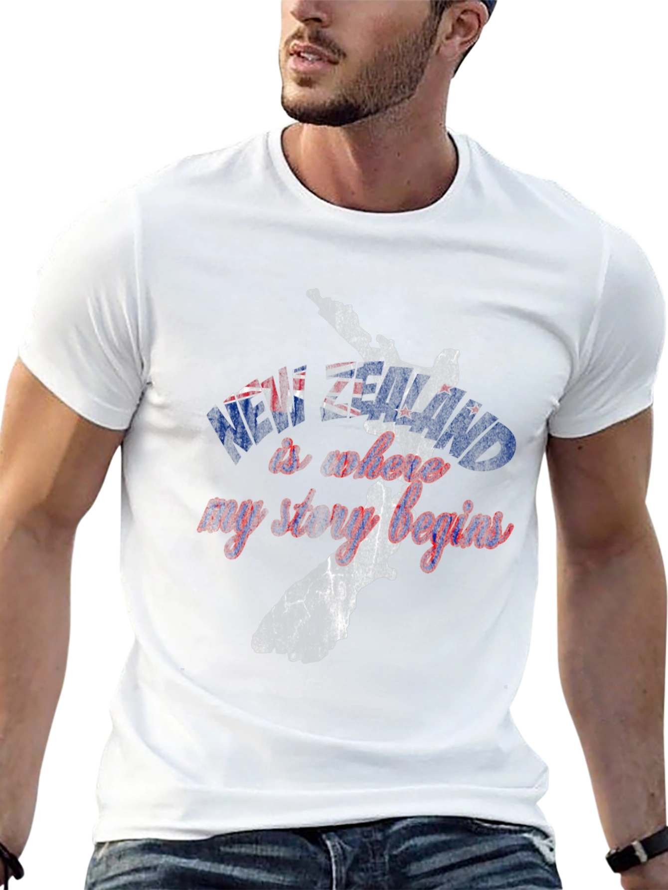 New Zealand Story Begins Graphic Tee