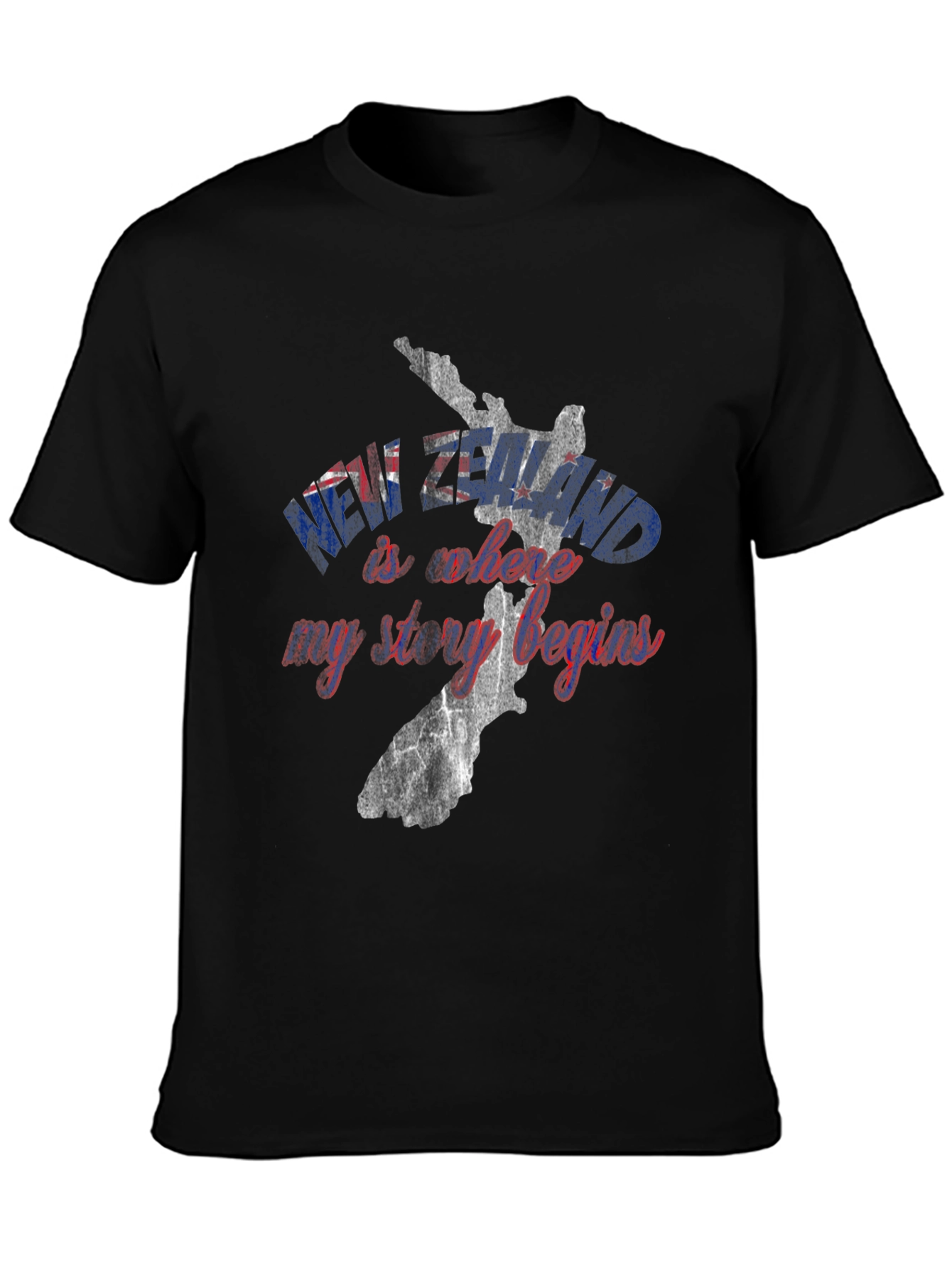New Zealand Story Begins Graphic Tee