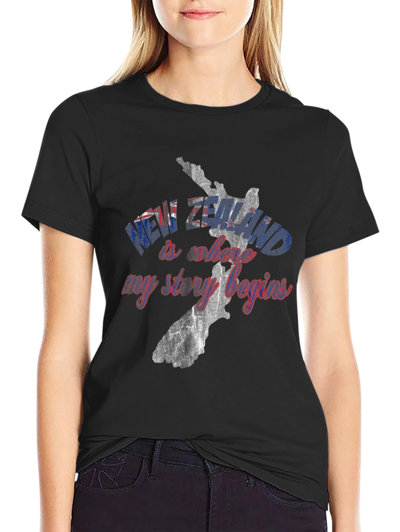 New Zealand Story Begins Graphic Tee