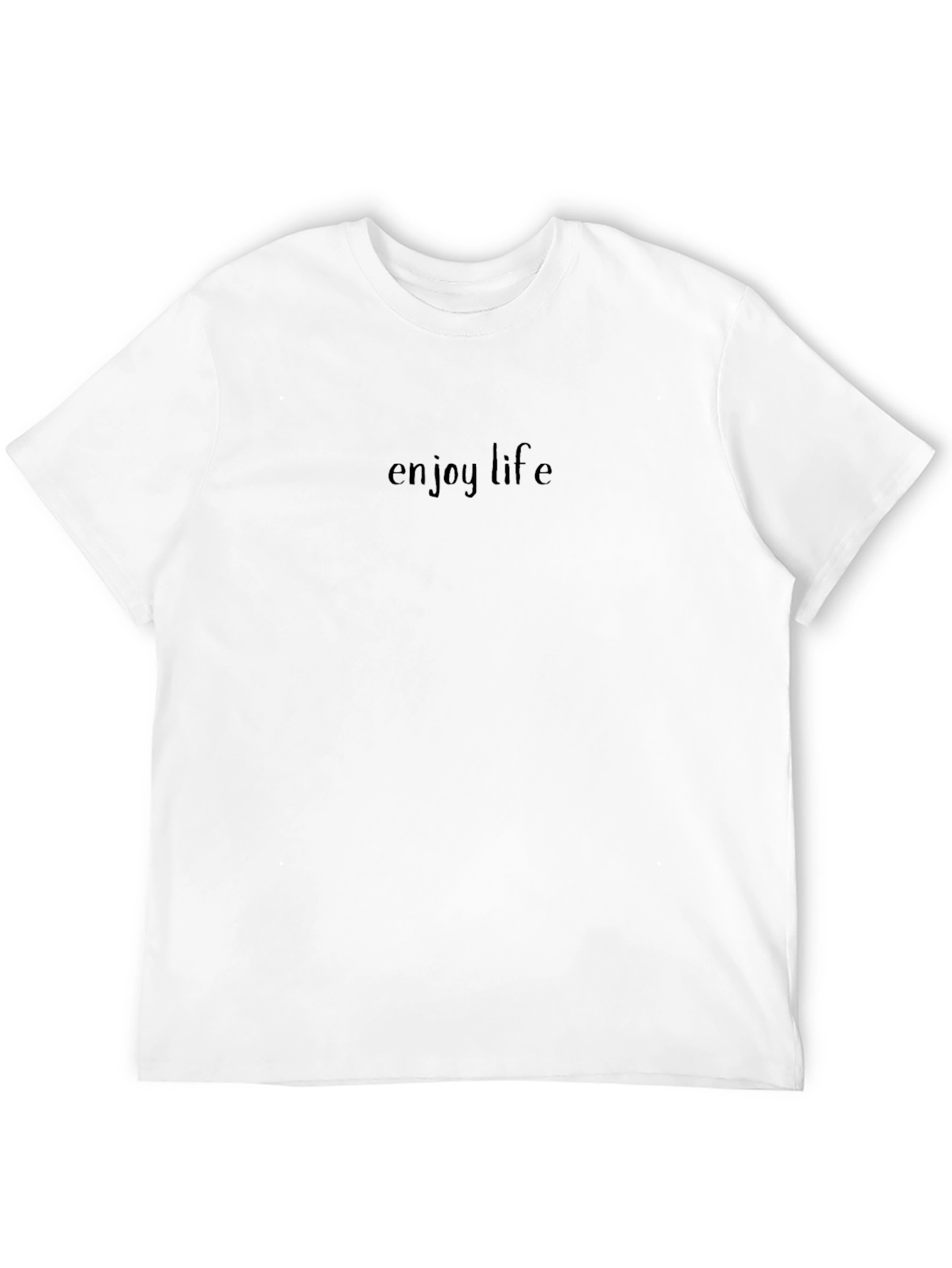 Enjoy Life Black T-Shirt - Everyday Casual