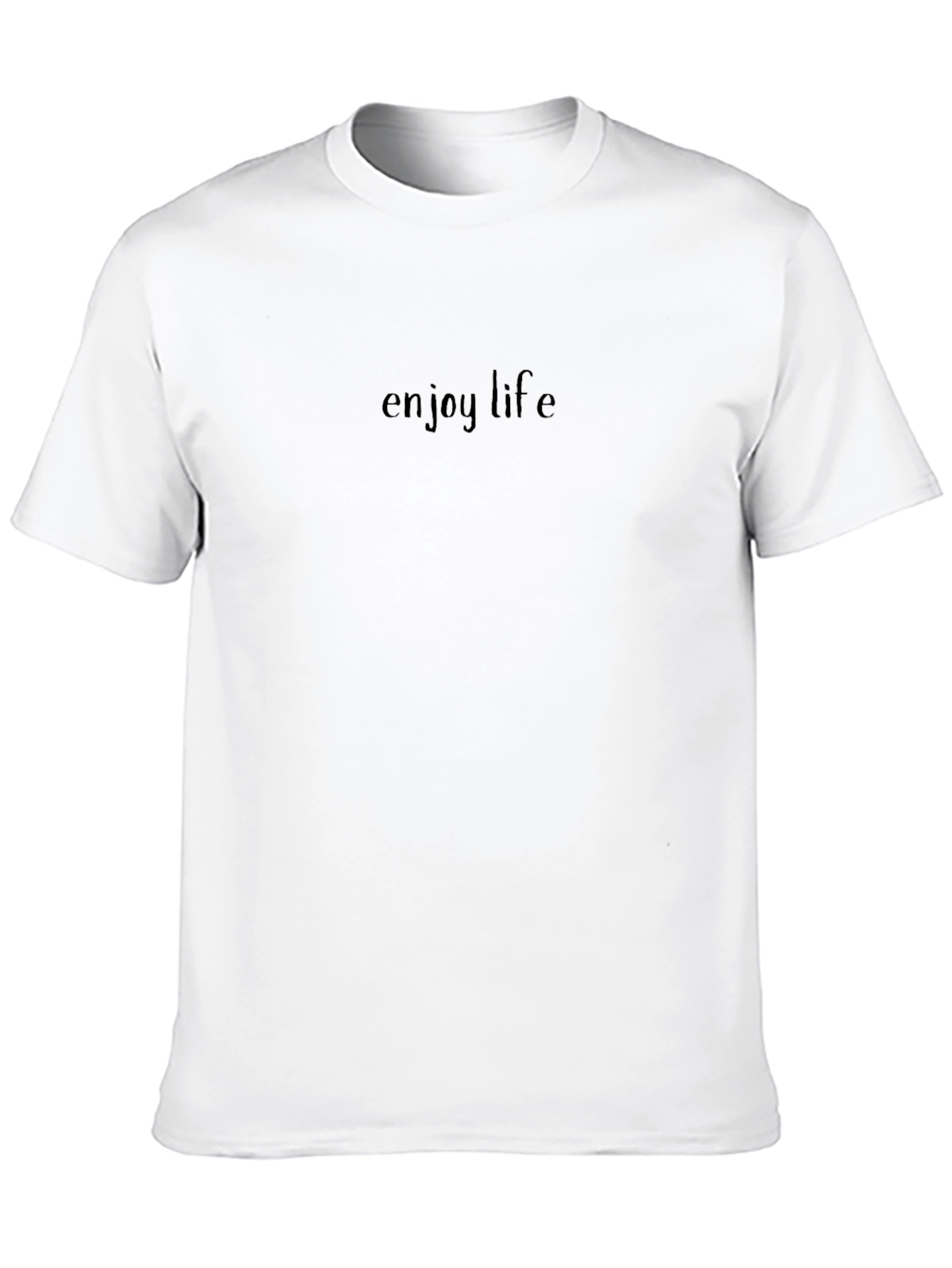 Enjoy Life Black T-Shirt - Everyday Casual
