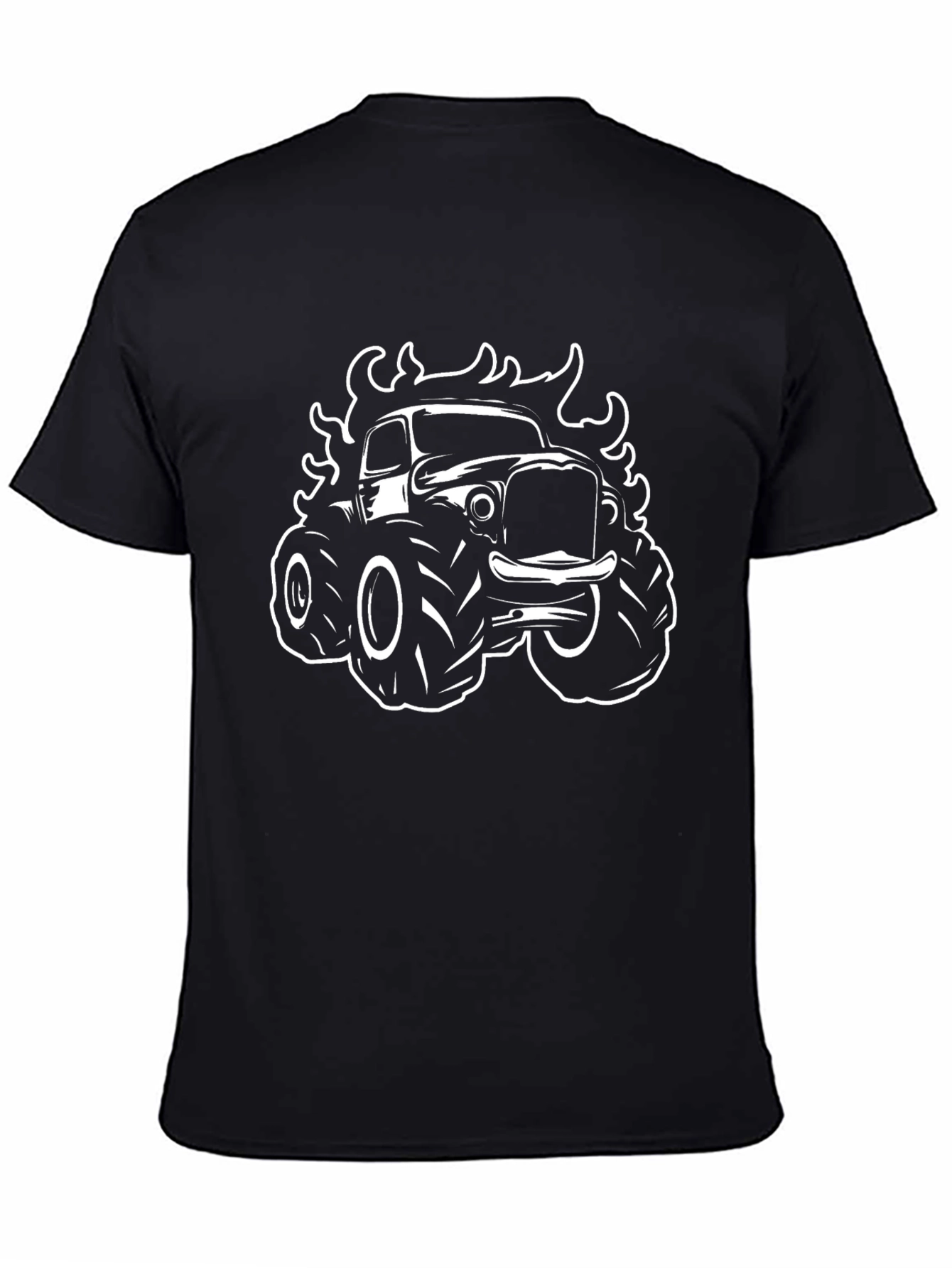 Monster Truck Tee - Black Graphic T-Shirt