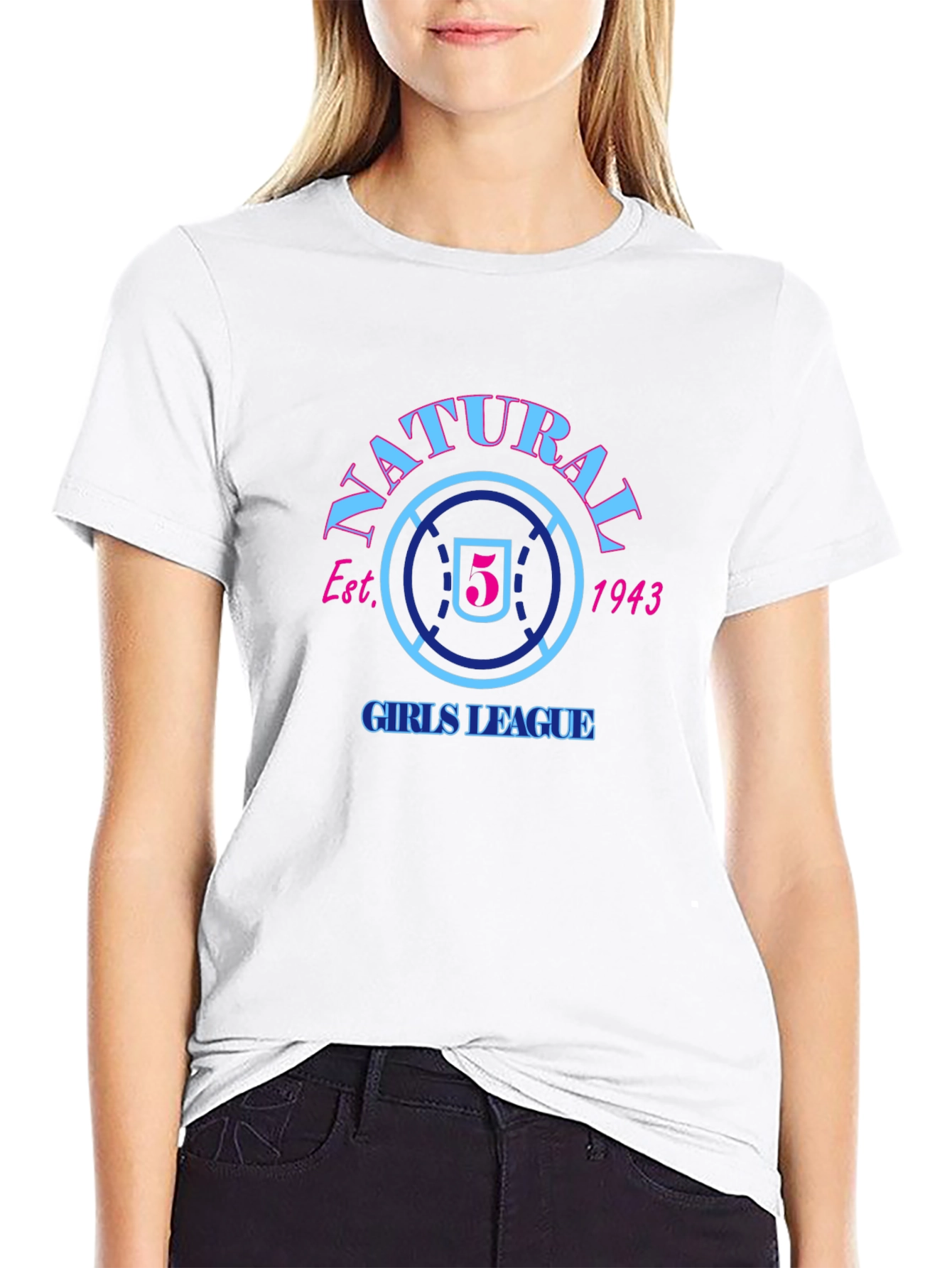 Natural Girls League Est. 1943 Graphic T-Shirt