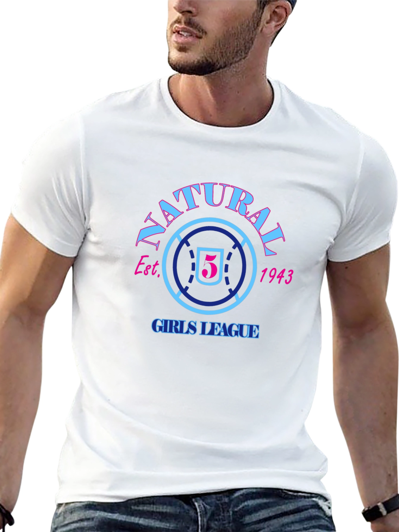 Natural Girls League Est. 1943 Graphic T-Shirt
