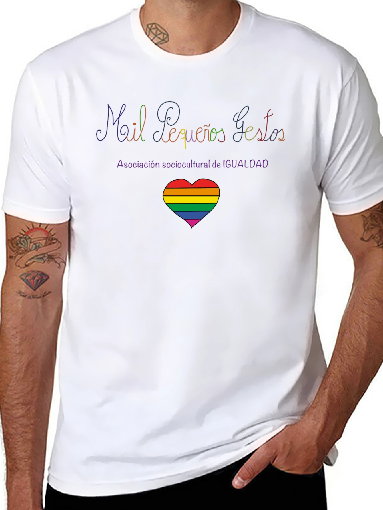 Pride Heart T-Shirt - LGBTQ+ Equality Tee
