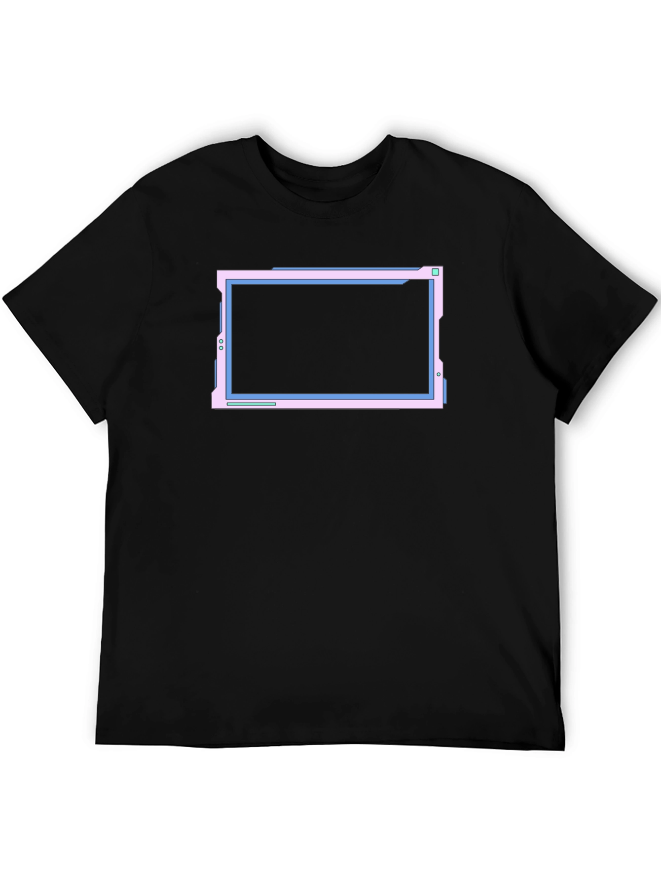Cyberpunk Screen T-Shirt - Edgy Techwear Aesthetic