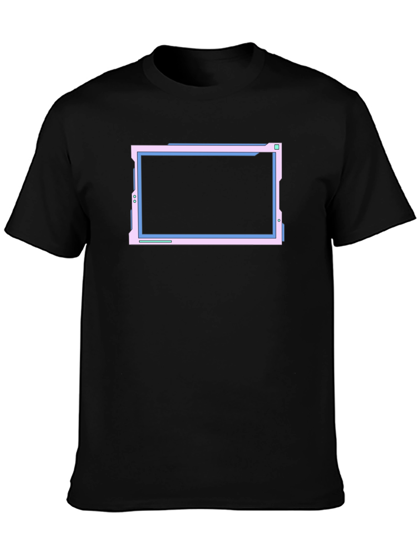 Cyberpunk Screen T-Shirt - Edgy Techwear Aesthetic