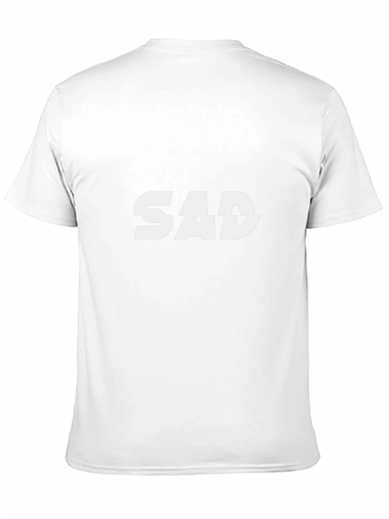 SAD Graphic Print T-Shirt - Trendy Streetwear