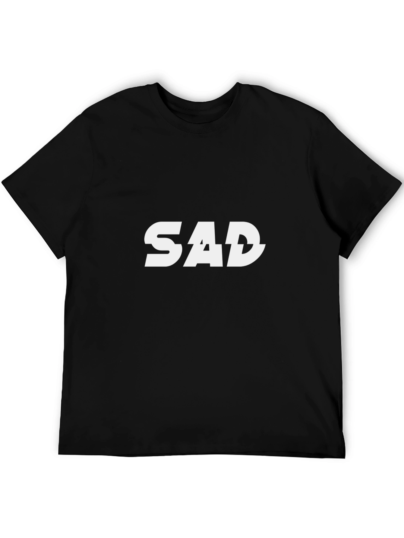 SAD Graphic Print T-Shirt - Trendy Streetwear