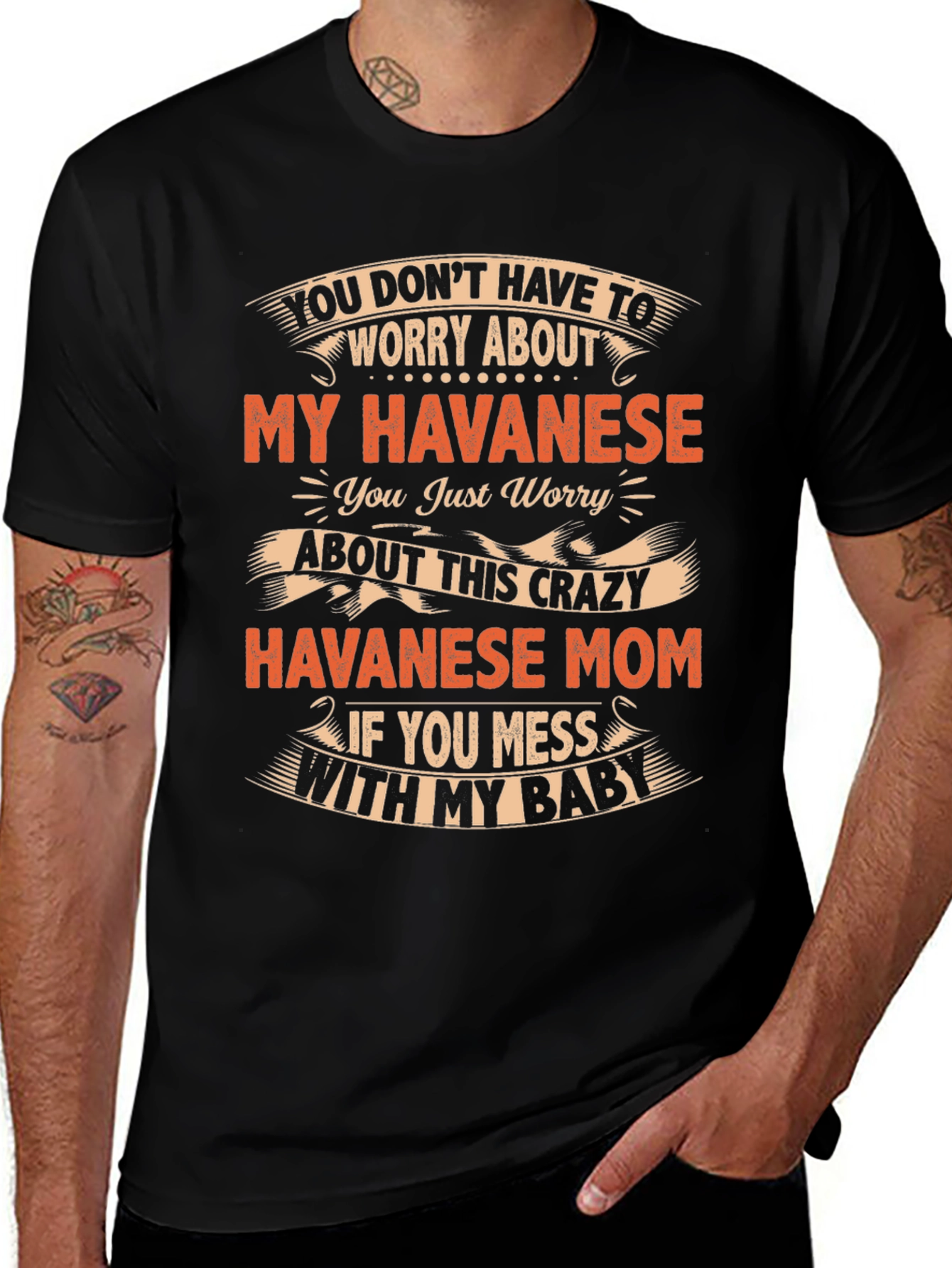 Havanese Mom Crazy Baby T-Shirt