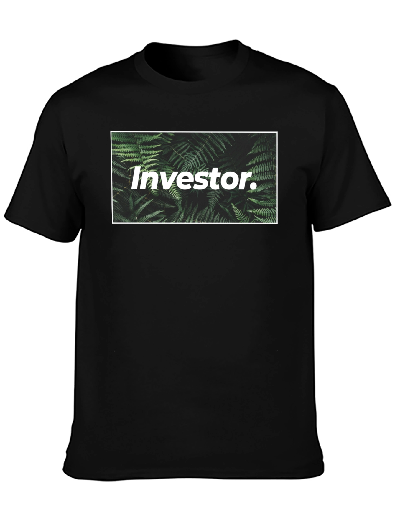Investor Fern Graphic Tee - Black
