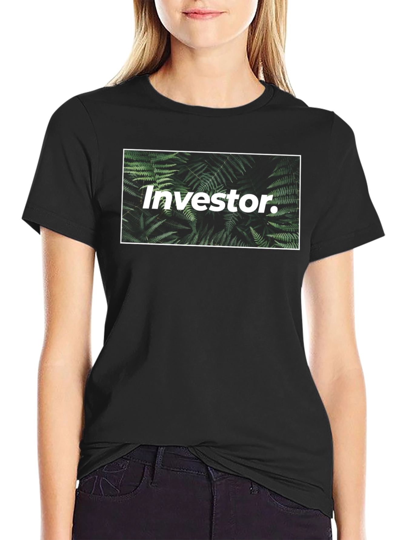 Investor Fern Graphic Tee - Black