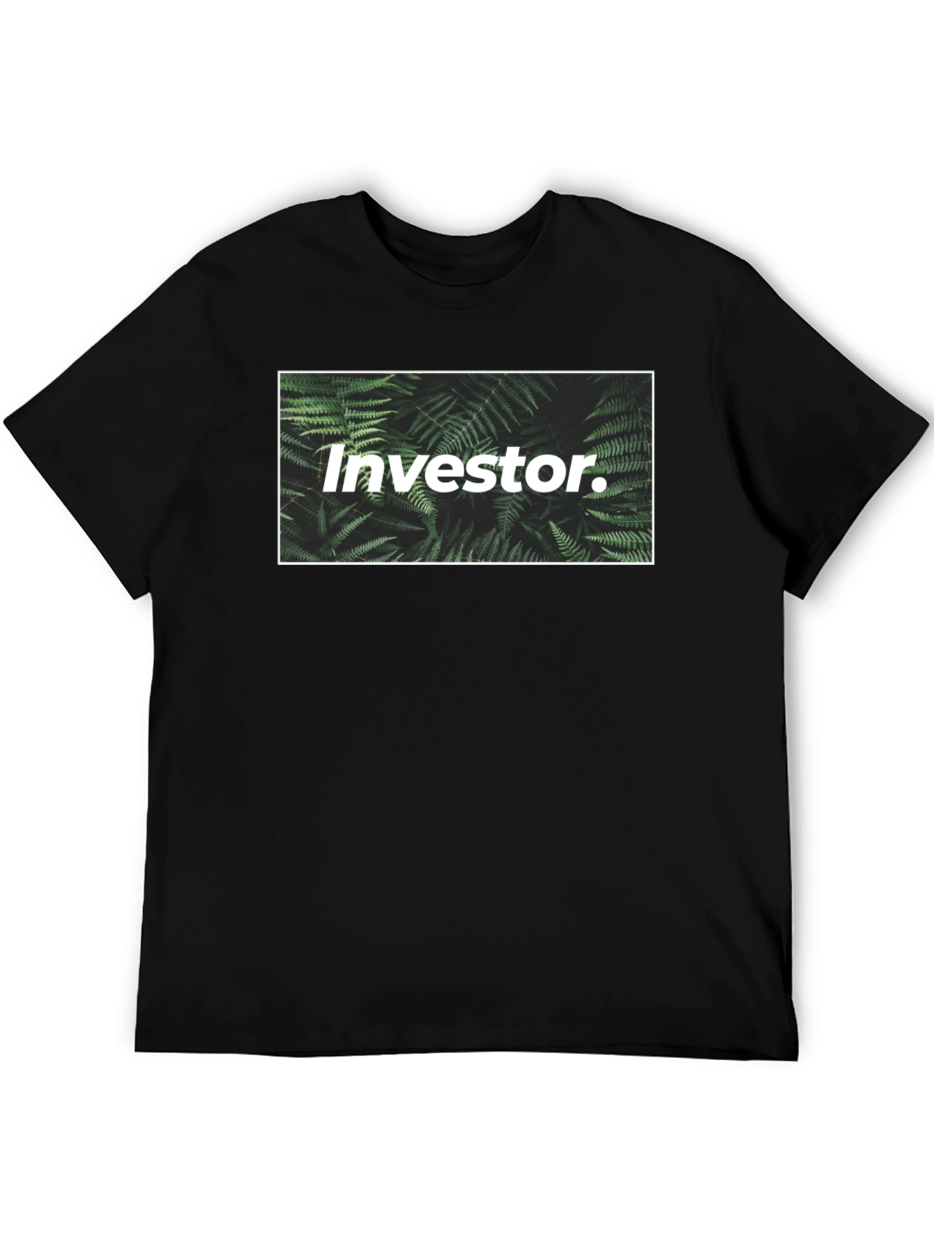 Investor Fern Graphic Tee - Black