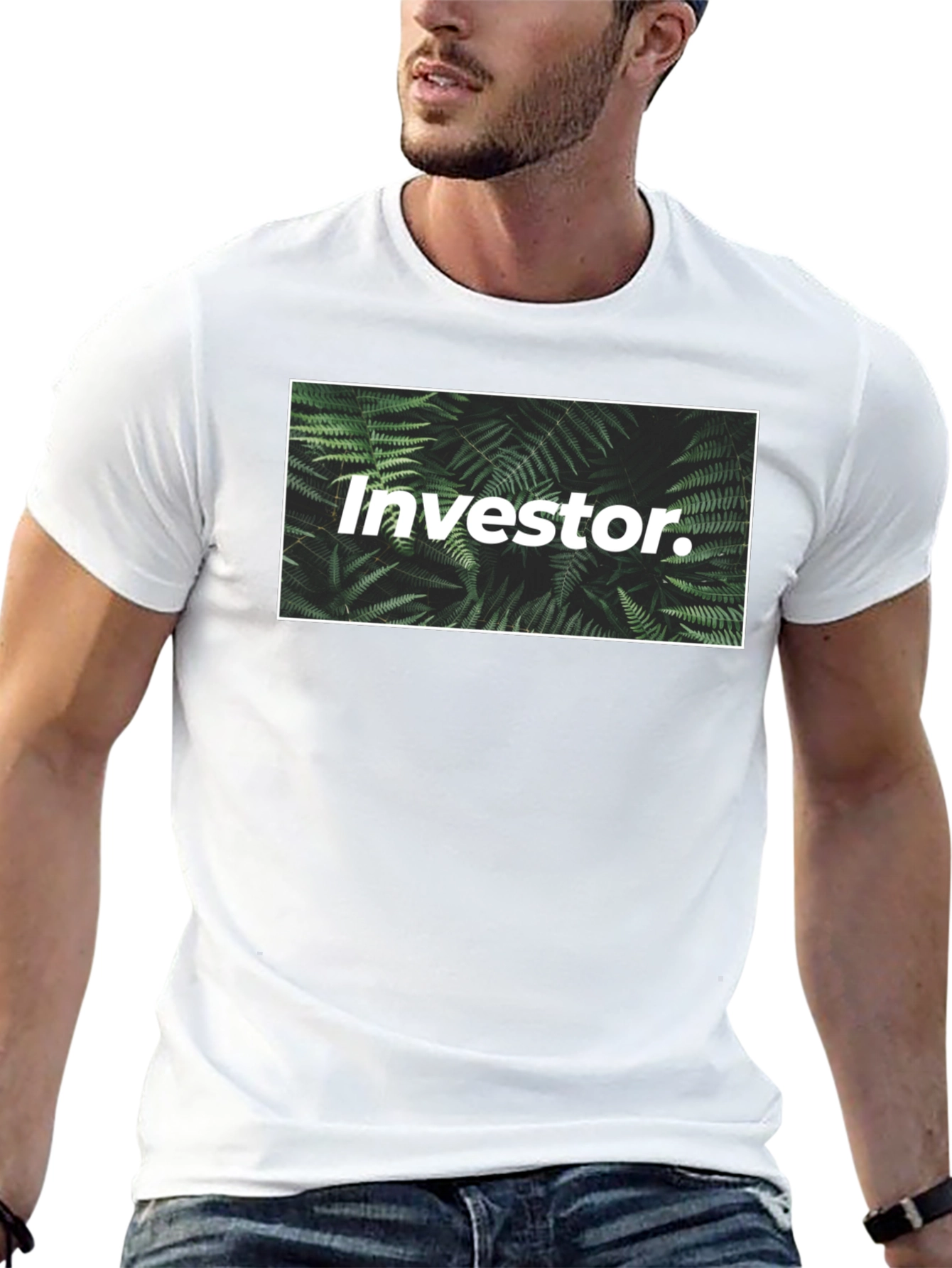Investor Fern Graphic Tee - Black