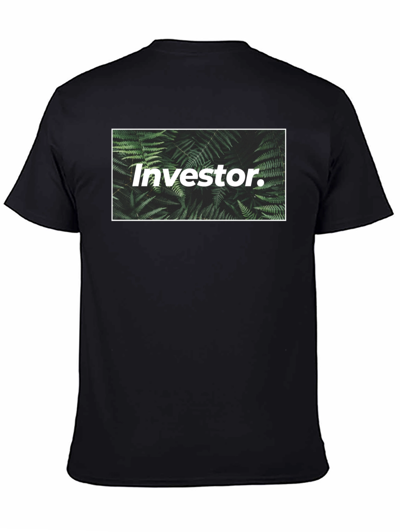 Investor Fern Graphic Tee - Black