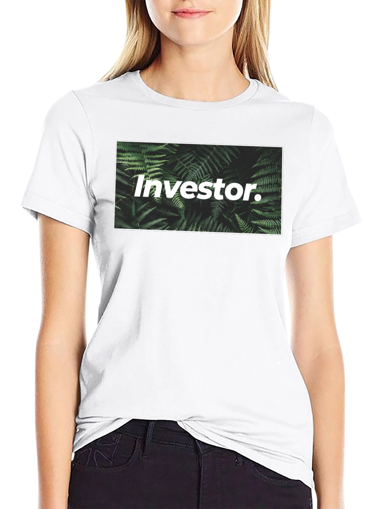 Investor Fern Graphic Tee - Black
