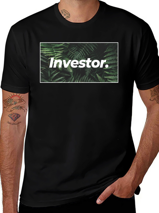Investor Fern Graphic Tee - Black