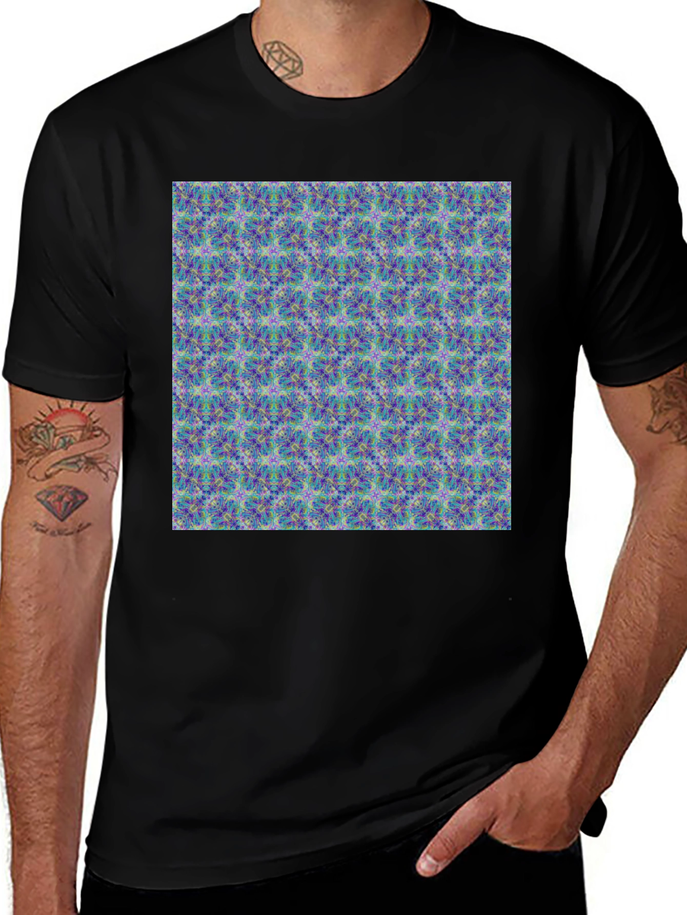 Kaleidoscope Pattern Tee