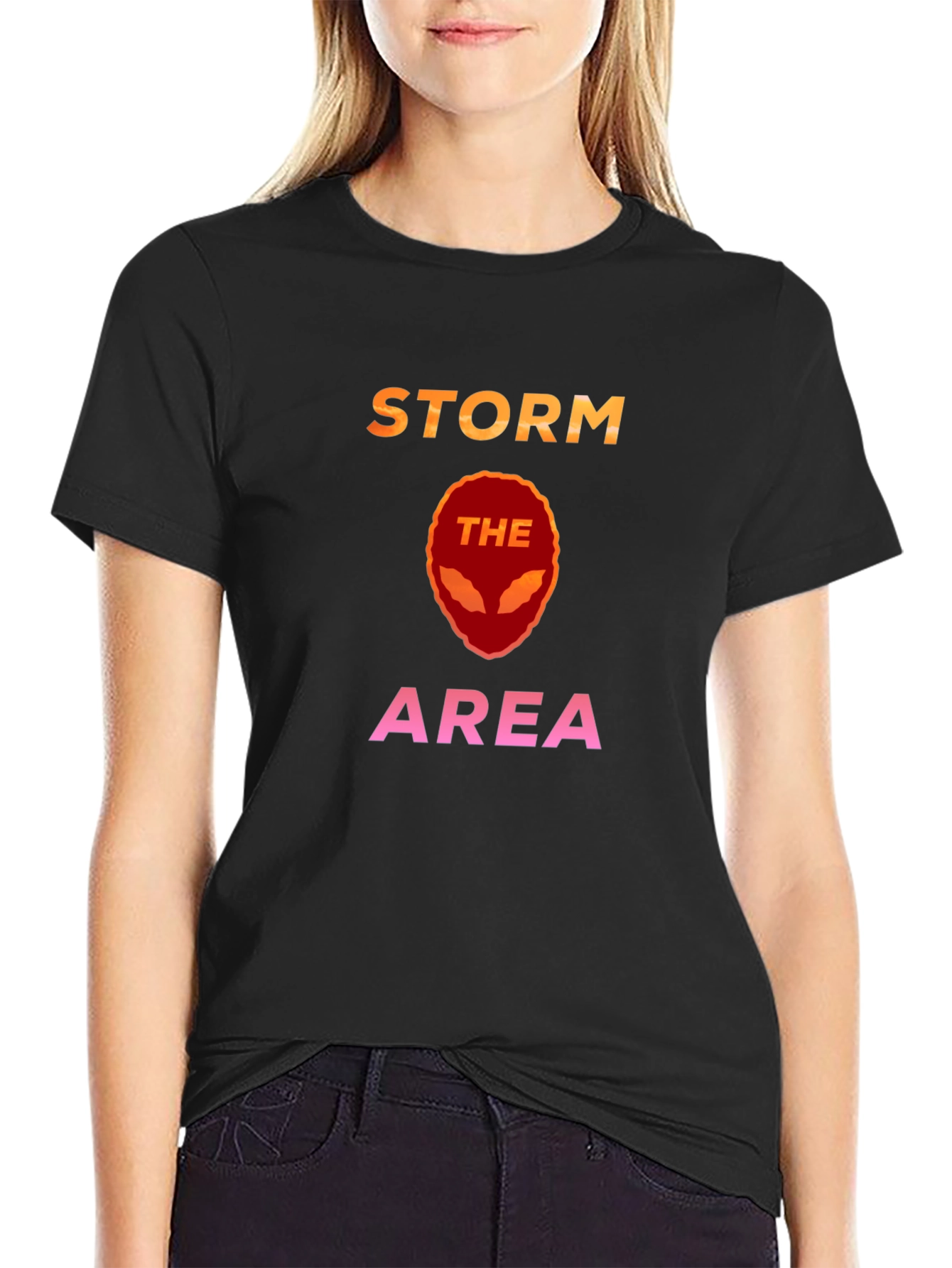 Storm the Area Alien Graphic Tee