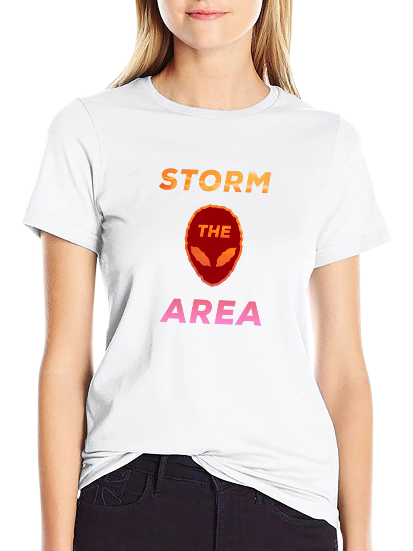 Storm the Area Alien Graphic Tee