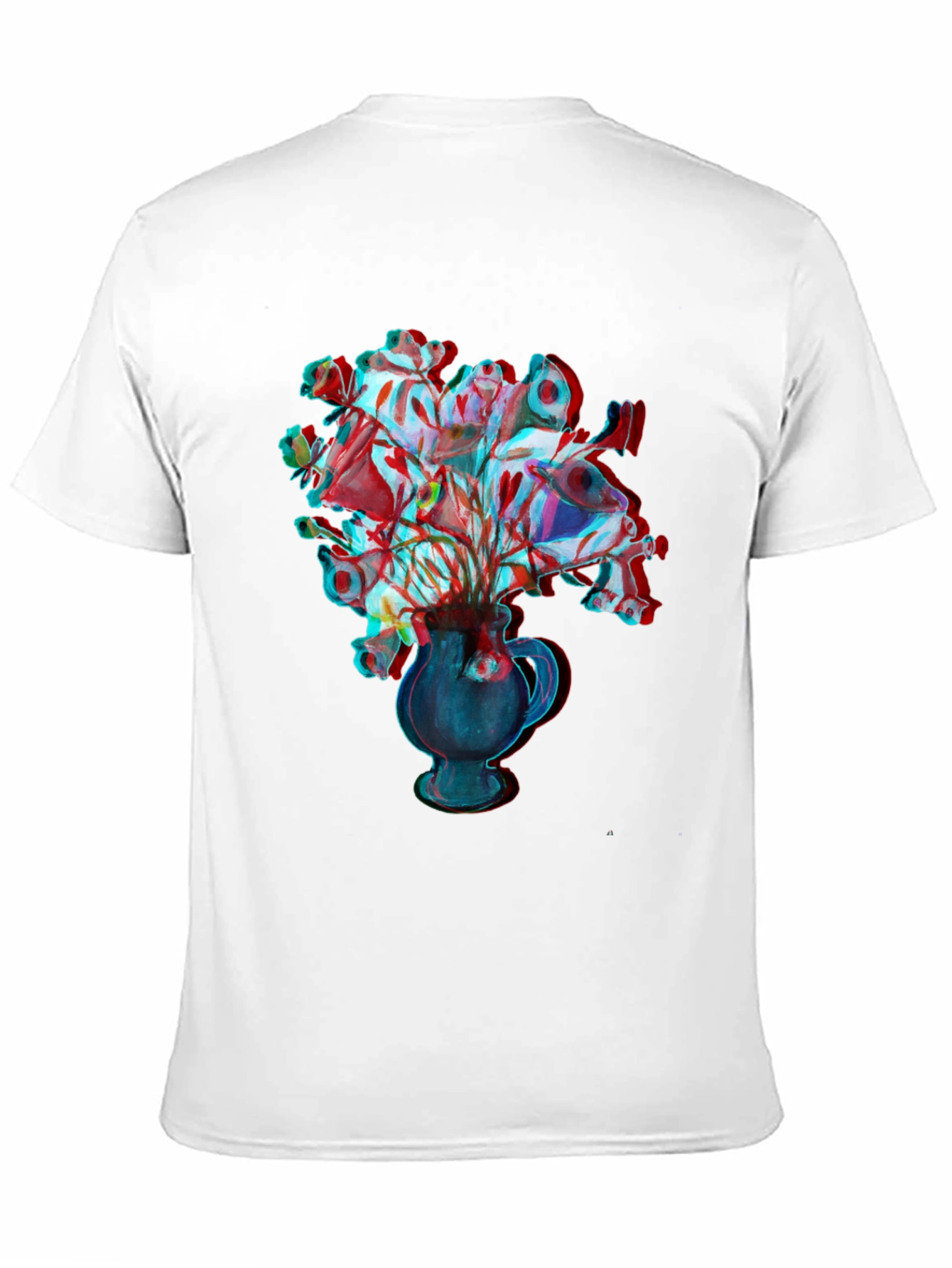 Vase Bouquet Black Graphic Tee