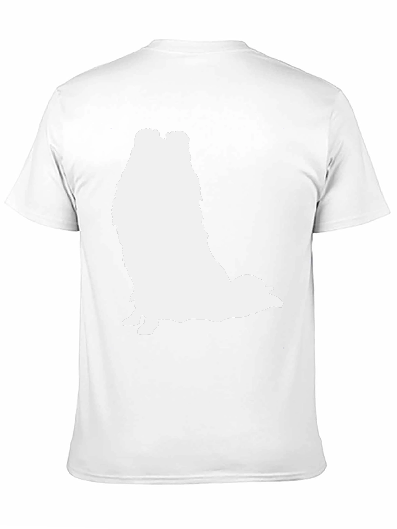 Sheltie Silhouette T-Shirt - Casual Black Tee