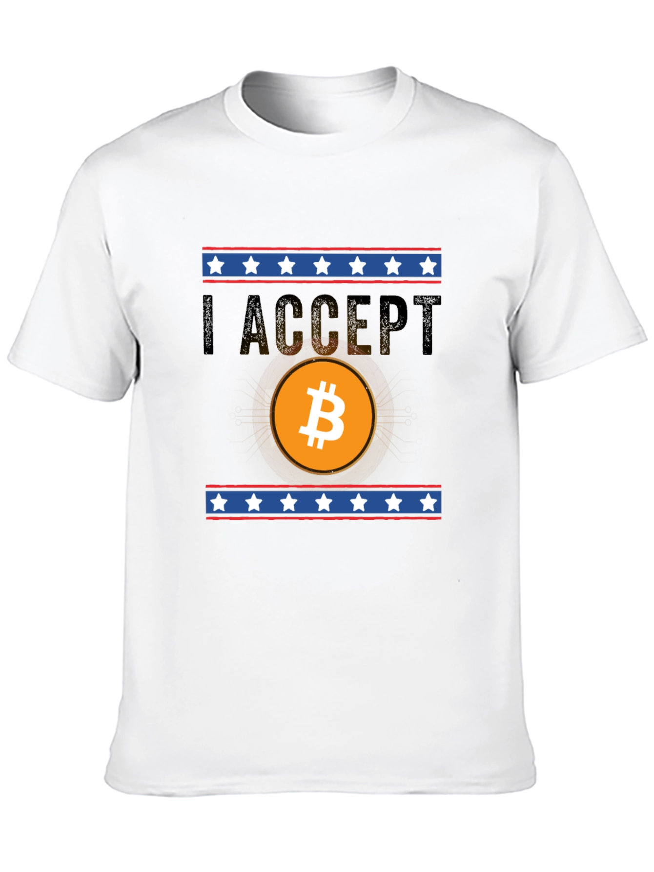 I Accept Bitcoin Graphic Tee