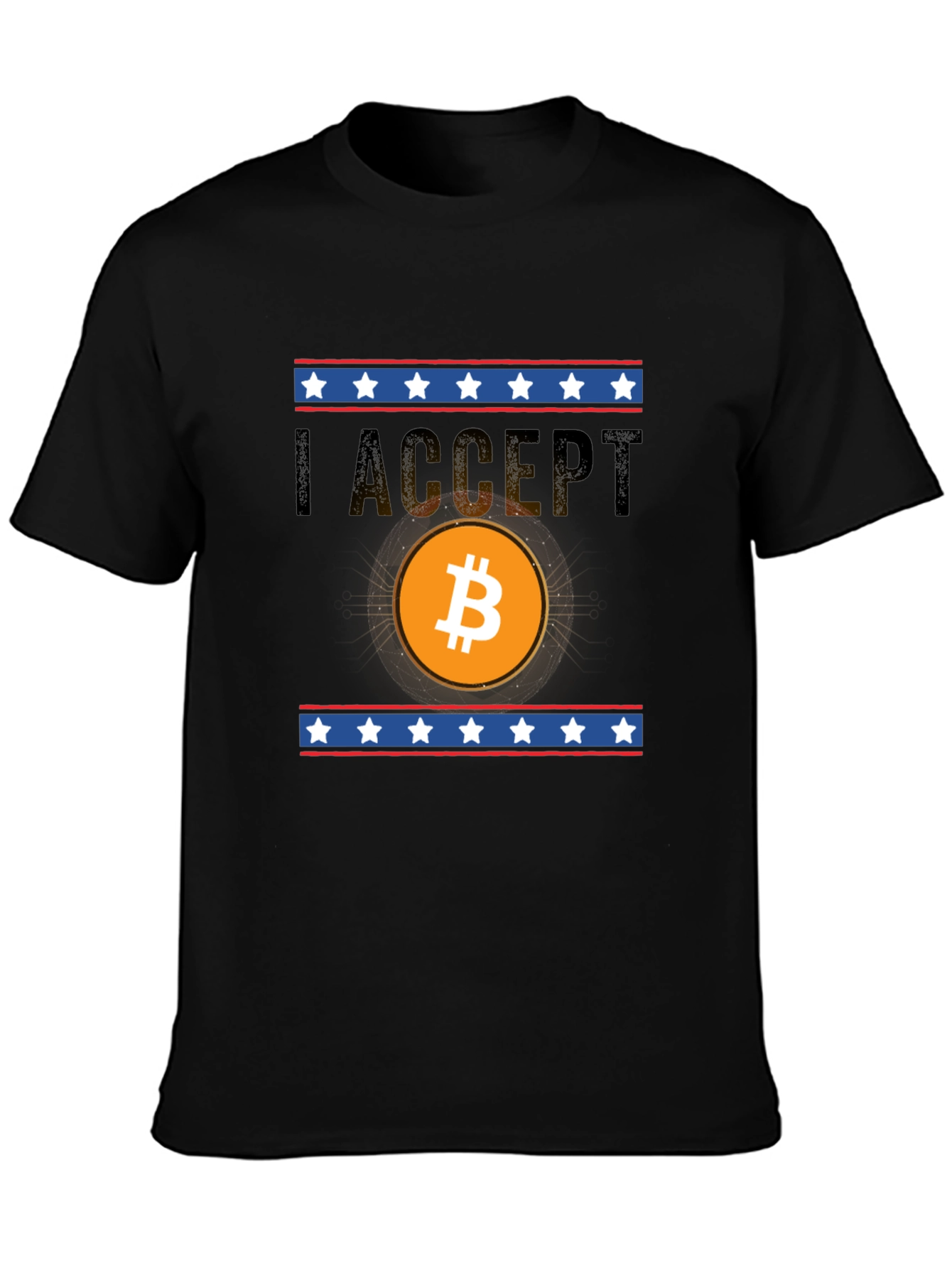 I Accept Bitcoin Graphic Tee