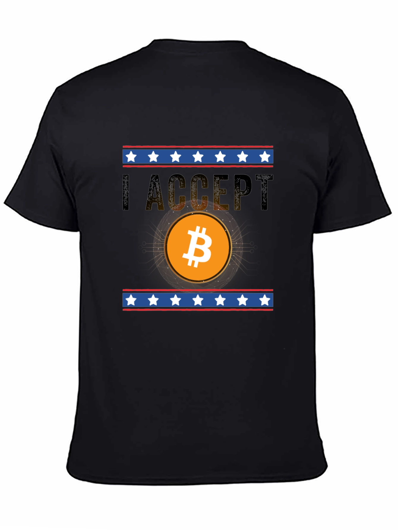 I Accept Bitcoin Graphic Tee