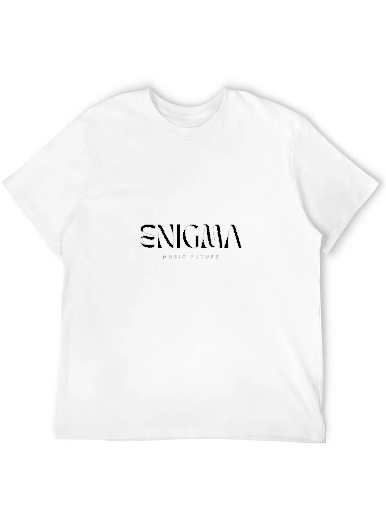 Enigma Music Future Graphic Tee - Stylish Black T-Shirt