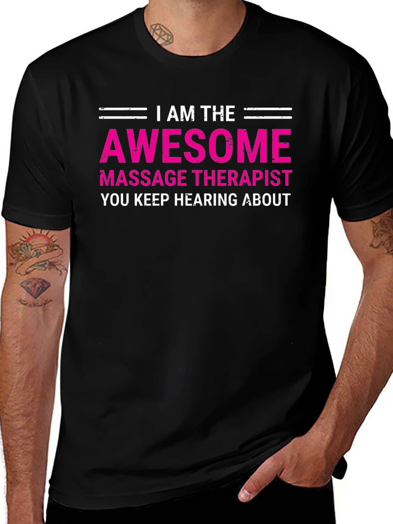 Awesome Massage Therapist T-Shirt - Funny Gift