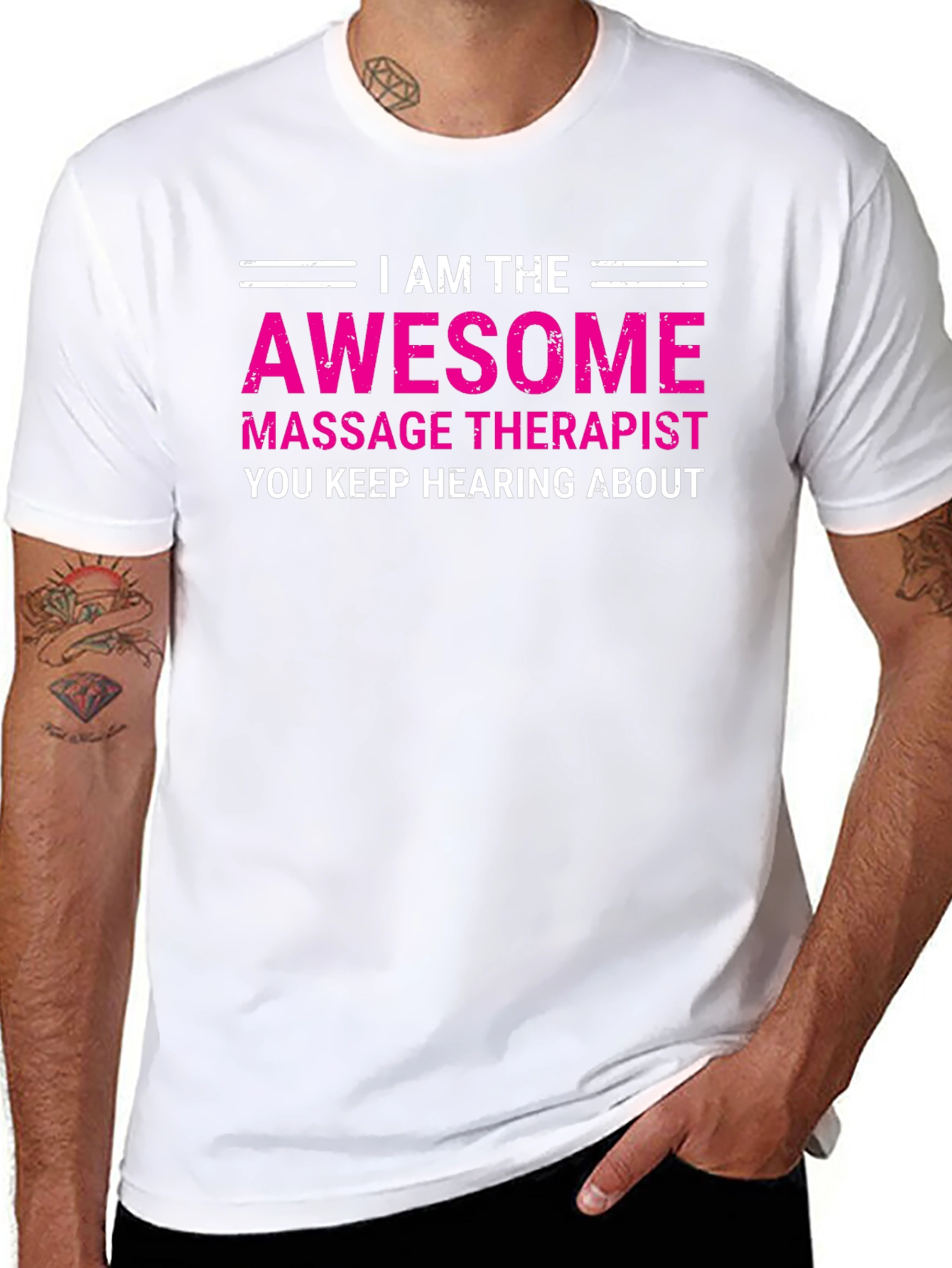 Awesome Massage Therapist T-Shirt - Funny Gift