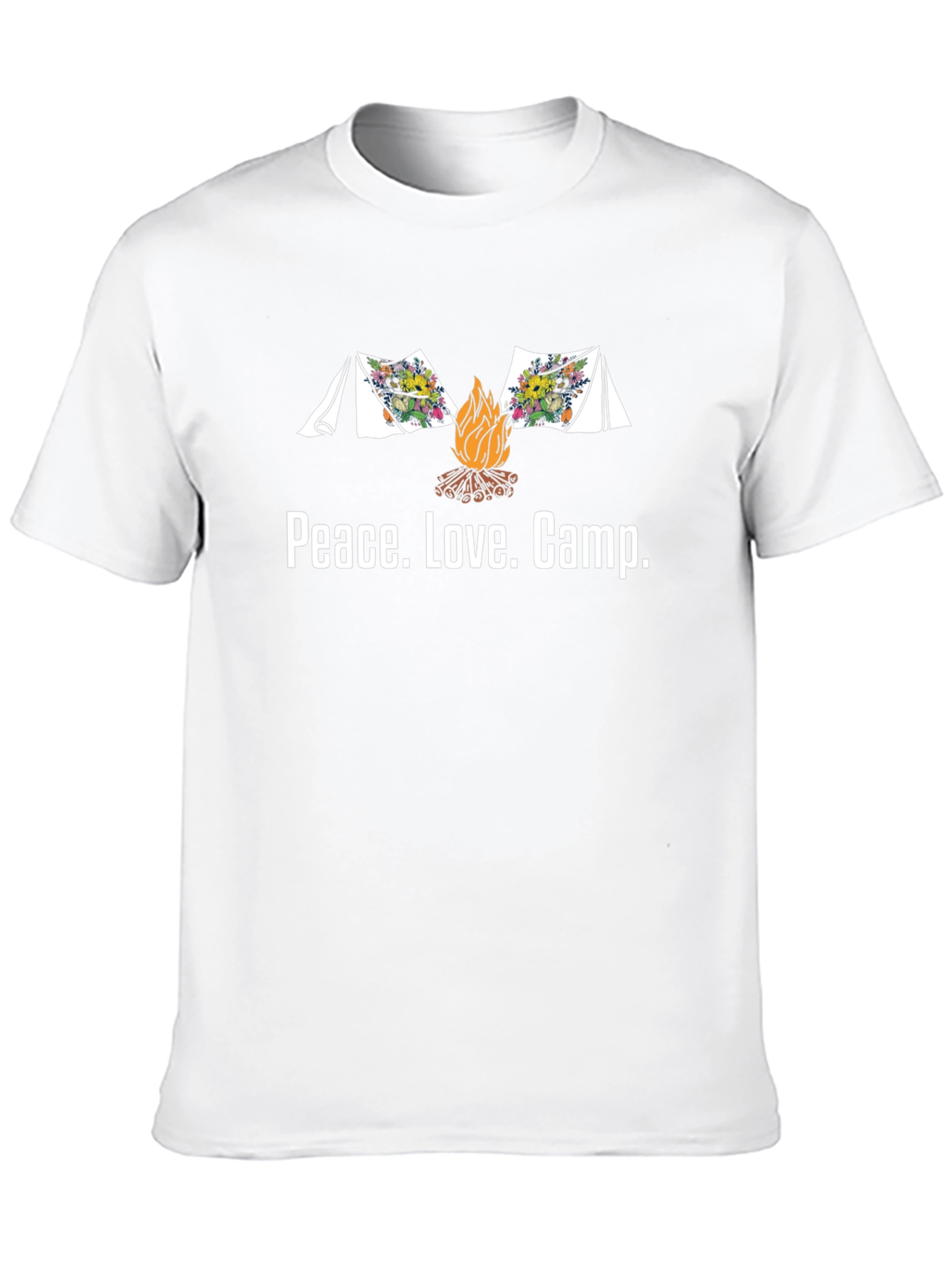 Peace Love Camp Graphic Tee