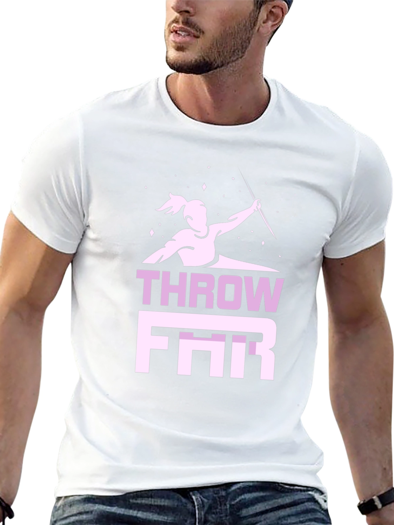 Throw Far Javelin T-Shirt | Athletic Sportswear