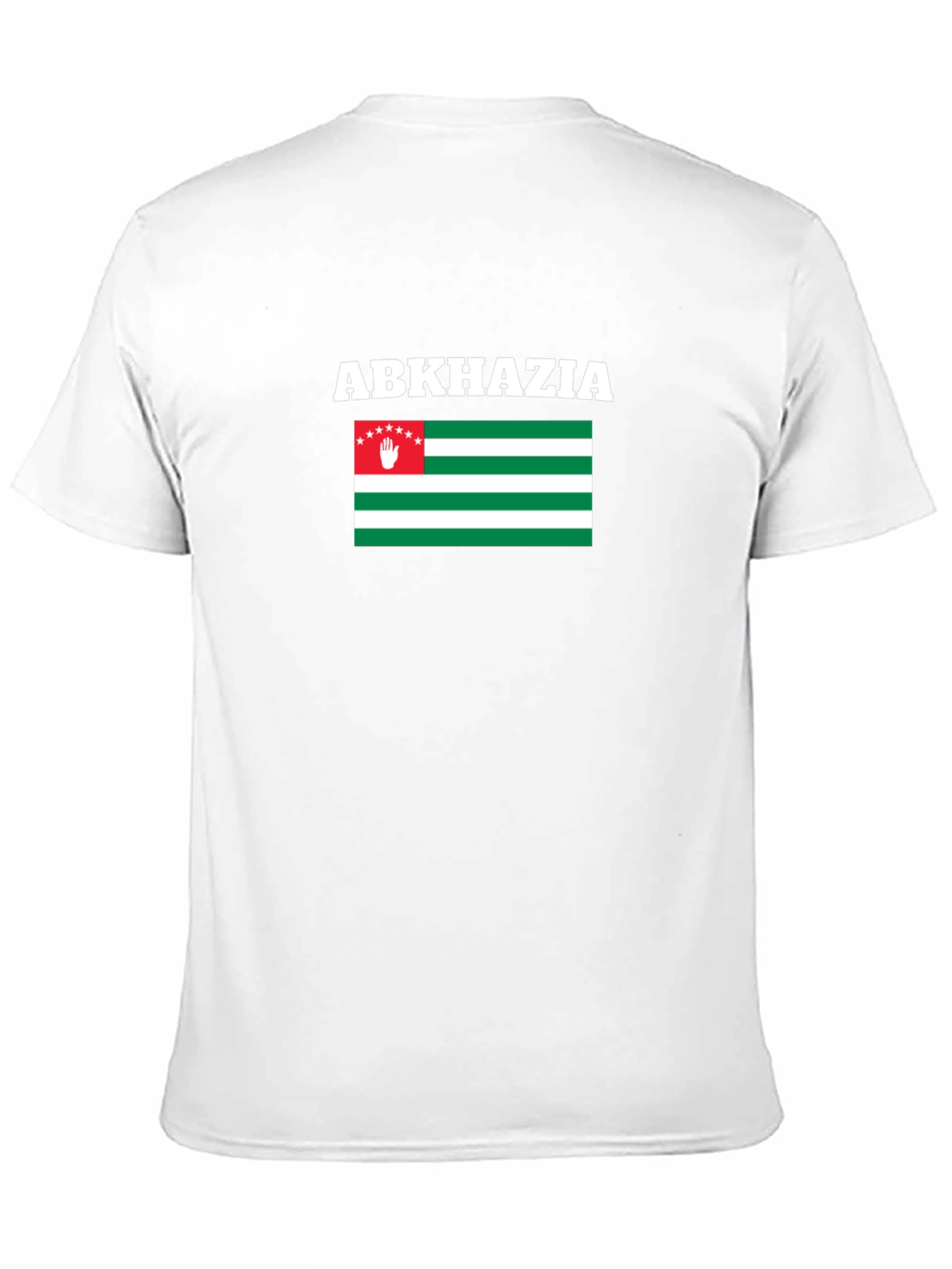 Abkhazia Flag T-Shirt - Black Cotton Tee
