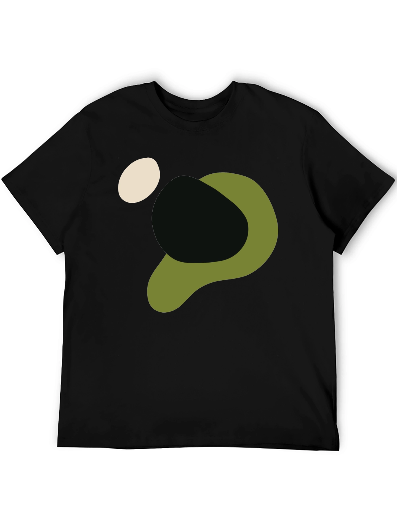 Abstract Graphic Print Tee - Modern Casual Style