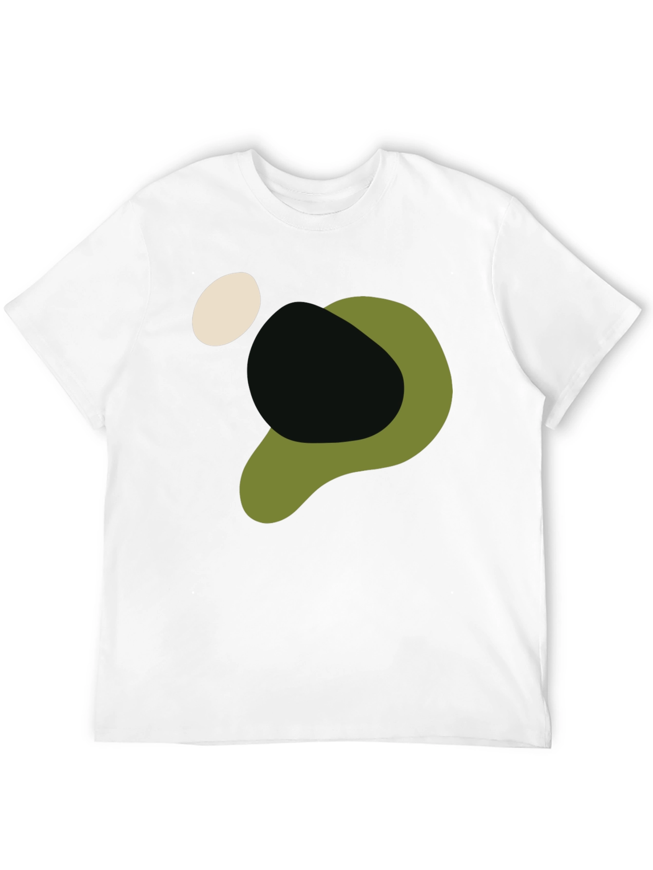 Abstract Graphic Print Tee - Modern Casual Style