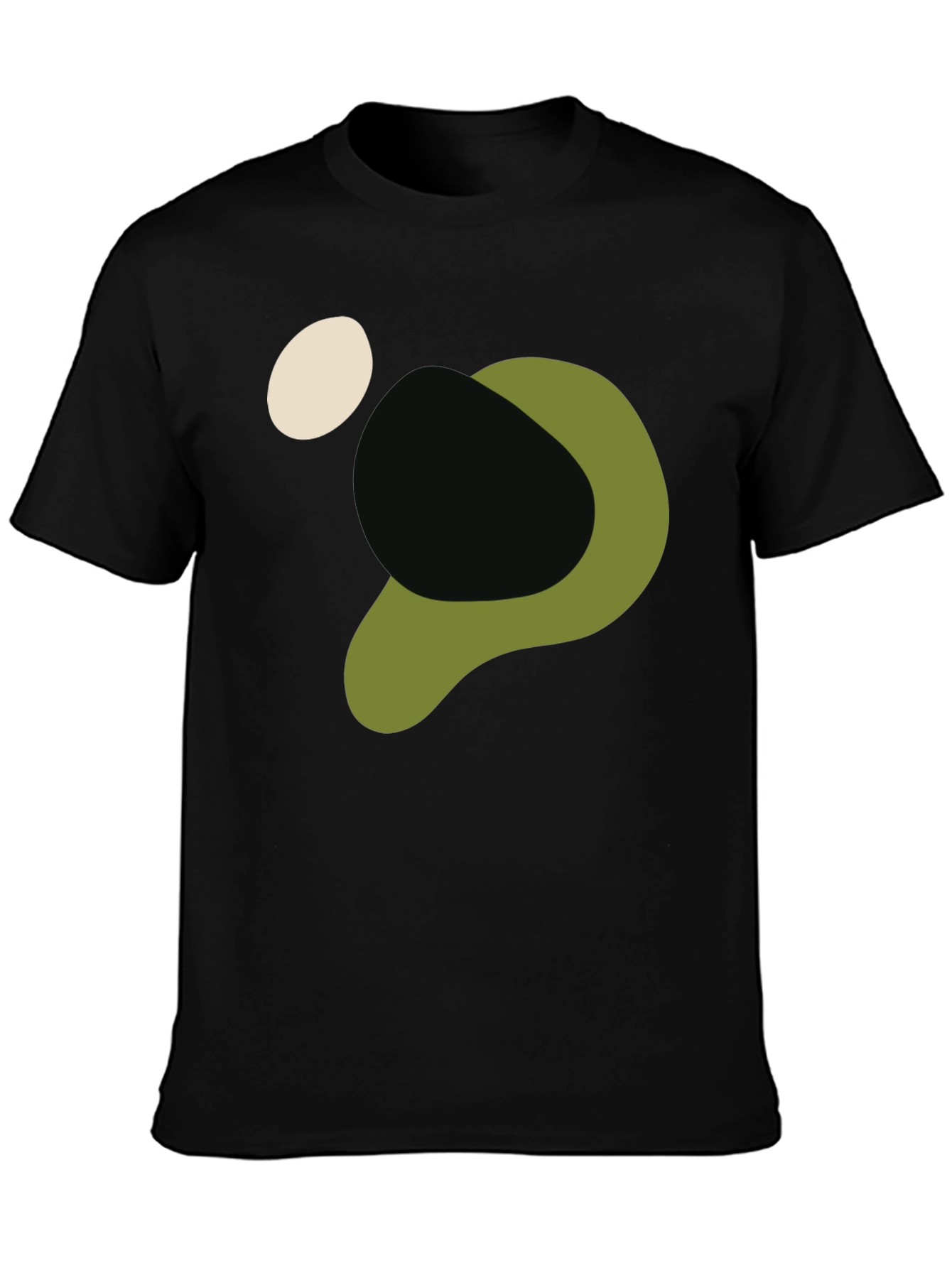Abstract Graphic Print Tee - Modern Casual Style