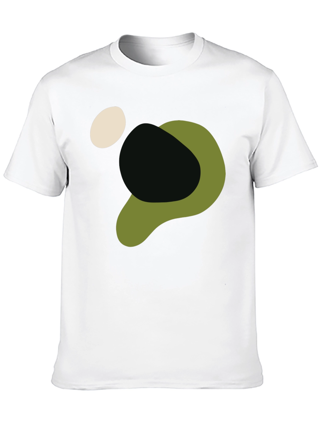Abstract Graphic Print Tee - Modern Casual Style