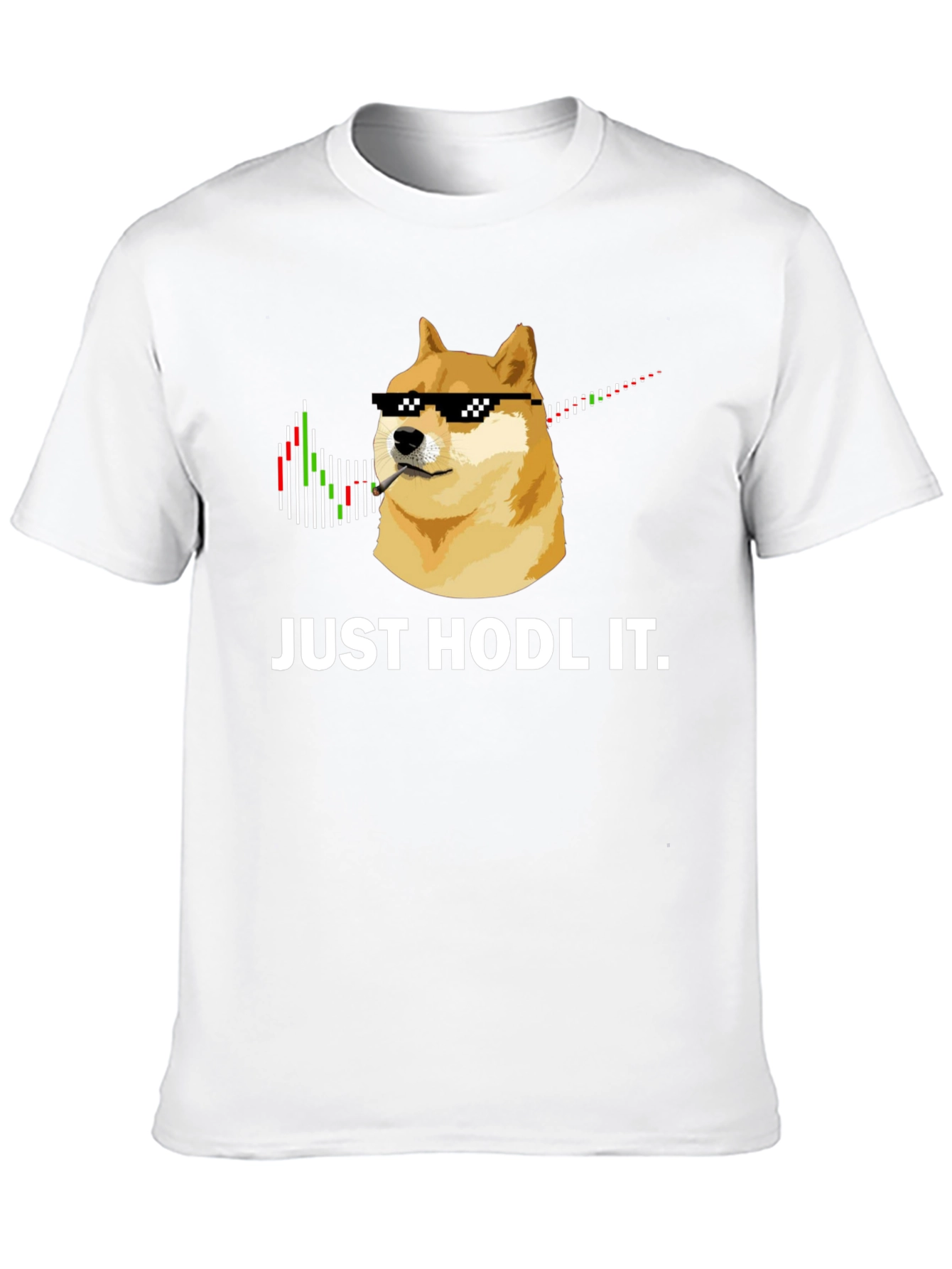 Just Hodl It T-Shirt: Crypto Doge Meme Tee