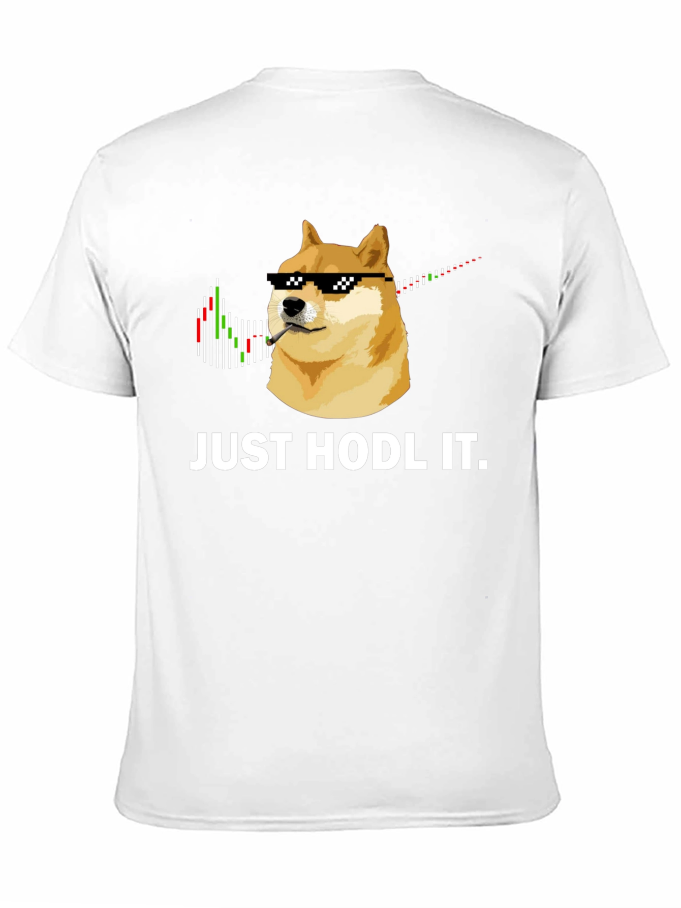 Just Hodl It T-Shirt: Crypto Doge Meme Tee
