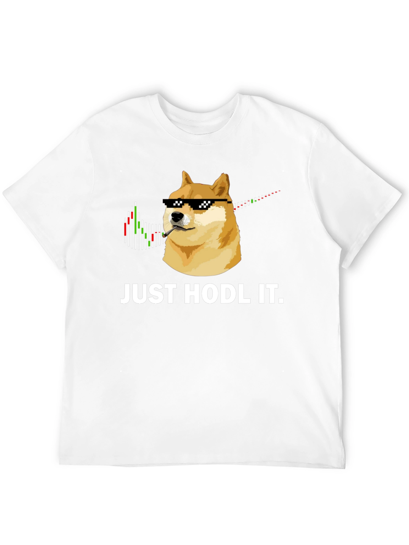 Just Hodl It T-Shirt: Crypto Doge Meme Tee