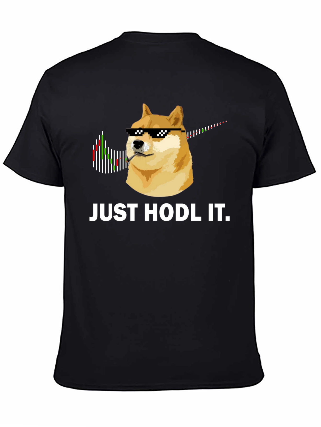 Just Hodl It T-Shirt: Crypto Doge Meme Tee